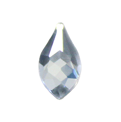 Aurora Crystal Flat Back Fancy Stone - Flame 07.5MM CRYSTAL Foiled #0001