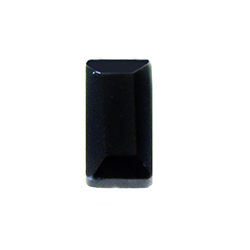 Aurora Crystal Flat Back Fancy Stone -  Baguette 05X2.5MM JET