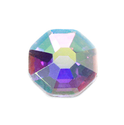 Aurora Crystal Flat Back Fancy Stone - Solaris 08MM CRYSTAL AB Foiled #0001AB