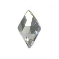 Aurora Crystal Flat Back Fancy Stone - Rhombus 10x6MM CRYSTAL Foiled #0001