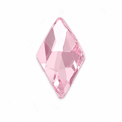 Aurora Crystal Flat Back Fancy Stone - Rhombus 10x6MM LIGHT ROSE #5002
