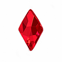 Aurora Crystal Flat Back Fancy Stone - Rhombus 10x6MM LIGHT SIAM #4002