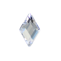 Aurora Crystal Flat Back Fancy Stone - Diamond 09.9x5.9MM CRYSTAL #0001