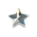 Aurora Crystal Flat Back Fancy Stone - Star Rivoli 10MM CRYSTAL Foiled #0001