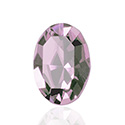 Austrian Crystal Point Back Fancy Stone - Oval 10x8MM LT AMETHYST Foiled
