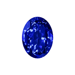 Aurora Crystal Point Back Fancy Stone Foiled - Oval 08x6MM CAPRI BLUE #7021
