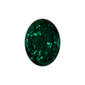 Aurora Crystal Point Back Fancy Stone Foiled - Oval 08x6MM FERN GREEN #9012