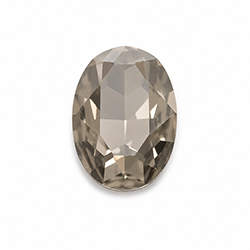 Aurora Crystal Point Back Fancy Stone Foiled - Oval 14x10MM GREIGE #1011