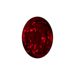 Aurora Crystal Point Back Fancy Stone Foiled - Oval 25x18MM LIGHT SIAM #4002