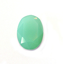 Aurora Crystal Point Back Fancy Stone Foiled - Oval 25x18MM CHRYSOLITE  OPAL #9201