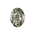 Aurora Crystal Point Back Fancy Stone Foiled - Oval 30x20MM CRYSTAL SATIN #0001SAT
