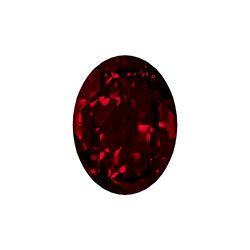 Aurora Crystal Point Back Fancy Stone Foiled - Oval 25x18MM SIAM #4022