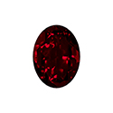 Aurora Crystal Point Back Fancy Stone Foiled - Oval 25x18MM SIAM #4022