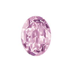 Aurora Crystal Point Back Fancy Stone Foiled - Oval 18x13MM VIOLET #6003