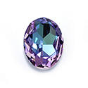 Aurora Crystal Point Back Fancy Stone Foiled - Oval 30x20MM VITRAIL LIGHT #0001VL