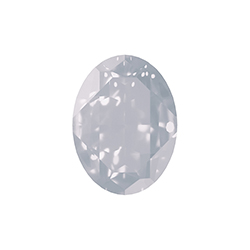 Aurora Crystal Point Back Fancy Stone Foiled - Oval 30x20MM WHITE OPAL #0203