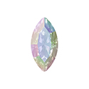 Aurora Crystal Point Back Fancy Stone Foiled - Navette 15x7MM CRYSTAL AB #0001AB