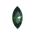 Aurora Crystal Point Back Fancy Stone Foiled - Navette 08x4MM FERN GREEN #9012

