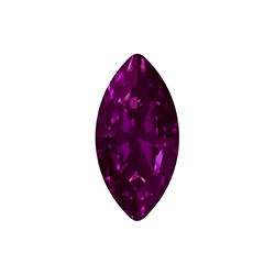 Aurora Crystal Point Back Fancy Stone Foiled - Navette 10x5MM FUCHSIA #5011