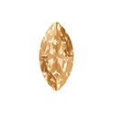 Aurora Crystal Point Back Fancy Stone Foiled - Navette 18x9MM LT COLORADO TOPAZ #3031
