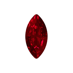 Aurora Crystal Point Back Fancy Stone Foiled - Navette 18x9MM LT SIAM #4002