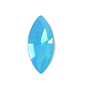 Aurora Crystal Point Back Fancy Stone Foiled - Navette 08x4MM CARIBBEAN OPAL #8221