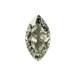Aurora Crystal Point Back Fancy Stone Foiled - Classical Navette 32x17MM BLACK DIAMOND #1021