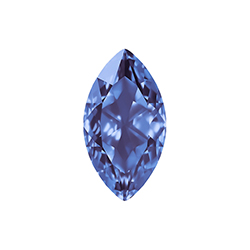 Aurora Crystal Point Back Fancy Stone Foiled - Classical Navette 32x17MM TANZANITE #6032