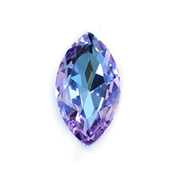 Aurora Crystal Point Back Fancy Stone Foiled - Classical Navette 32x17MM VITRAIL LIGHT #0001VL