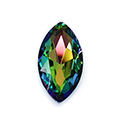 Aurora Crystal Point Back Fancy Stone Foiled - Classical Navette 32x17MM VITRAIL MEDIUM #0001VM