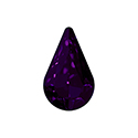 Aurora Crystal Point Back Fancy Stone Foiled - Pearshape 10x6MM PURPLE VELVET #6023