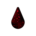 Aurora Crystal Point Back Fancy Stone Foiled - Pearshape 08x5MM SIAM #4022
