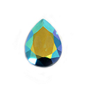 Aurora Crystal Point Back Fancy Stone Foiled - Pearshape Drop 18x13MM EMERALD AB #9021AB
