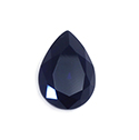 Aurora Crystal Point Back Fancy Stone Foiled - Pearshape Drop 18x13MM DARK INDIGO #7023