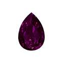 Aurora Crystal Point Back Fancy Stone Foiled - Pearshape Drop 30x20MM FUCHSIA #5011
