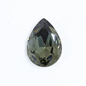 Aurora Crystal Point Back Fancy Stone Foiled - Pearshape Drop 18x13MM GREIGE #1011