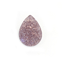 Aurora Crystal Point Back Fancy Stone Foiled - Pearshape Drop 18x13MM LT AMETHYST ICE #6702
