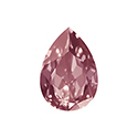 Aurora Crystal Point Back Fancy Stone Foiled - Pearshape Drop 30x20MM LT AMETHYST