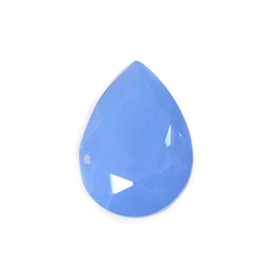 Aurora Crystal Point Back Fancy Stone Foiled - Pearshape Drop 30x20MM AIR BLUE OPAL #7201