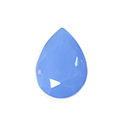 Aurora Crystal Point Back Fancy Stone Foiled - Pearshape Drop 30x20MM AIR BLUE OPAL #7201