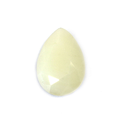 Aurora Crystal Point Back Fancy Stone Foiled - Pearshape Drop 30x20MM SAND OPAL #2202