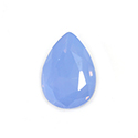 Aurora Crystal Point Back Fancy Stone Foiled - Pearshape Drop 18x13MM SAPPHIRE OPAL #7213