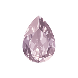 Aurora Crystal Point Back Fancy Stone Foiled - Pearshape Drop 25x18MM ROSALINE #5004