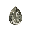 Aurora Crystal Point Back Fancy Stone Foiled - Pearshape Drop 30x20MM CRYSTAL SATIN #0001SAT