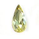 Aurora Crystal Point Back Fancy Stone Foiled - Teardrop 14x7MM JONQUIL #2001