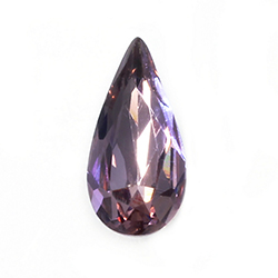 Aurora Crystal Point Back Fancy Stone Foiled - Teardrop 18x9MM LT AMETHYST #6002
