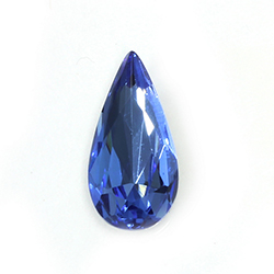 Aurora Crystal Point Back Fancy Stone Foiled - Teardrop 22x11MM LT SAPPHIRE #7002