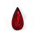 Aurora Crystal Point Back Fancy Stone Foiled - Teardrop 14x7MM LIGHT SIAM #4002