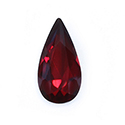 Aurora Crystal Point Back Fancy Stone Foiled - Teardrop 14x7MM SIAM #4022