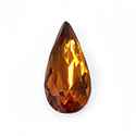 Aurora Crystal Point Back Fancy Stone Foiled - Teardrop 14x7MM TOPAZ #2021
